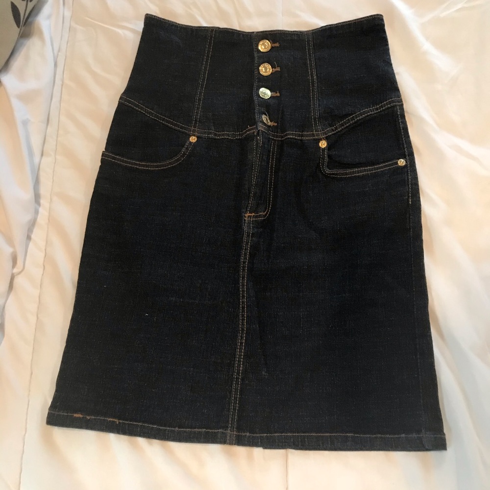 Hight wait denim skirt size L